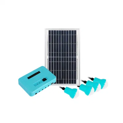 Tragbares intelligentes Solar-Hybrid-Energiesystem für Heimbüros Netzabschaltbarer Lithium-Akku-Energiespeicher mit 4 LED-Leuchten