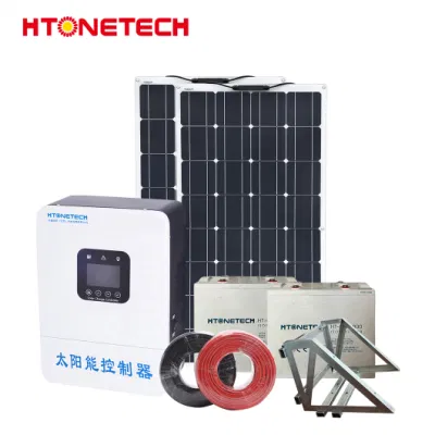 Htonetech 6000 Watt off Grid Solar System Manufacturing China 5000W 45011W 5kV Solarstromsystem mit Ladesteuerung