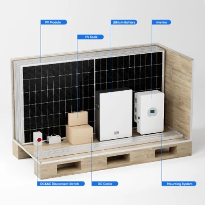 Hybrid-Solaranlage 5kw Comp Lete Home 10 kW 12 Kw 15 Kw Solarmodul System Preis