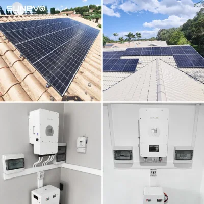 Hybrid-Solaranlage 5kw Comp Lete Home 10 kW 12 Kw 15 Kw Solarmodul System Preis