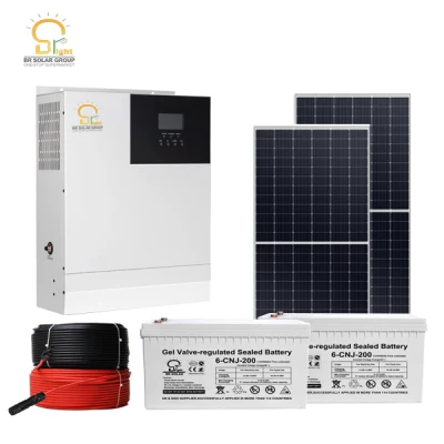 25kW 10kw mit Lithium-Batterie 200 kW Solar-Strom für Zuhause System