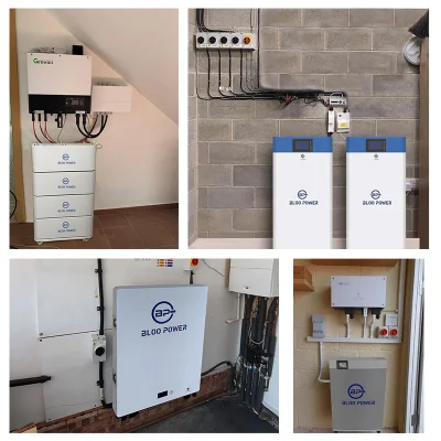 Bloopower 400ah 500Ah LiFePO4 Ladegerät Solaranlage 15kwh 20 kW 20kW 20 kWh Li-Ion-Lithium-Typ für Inverterbatterie