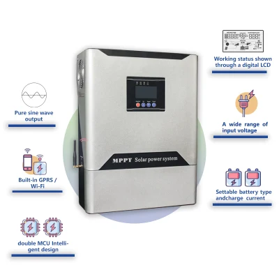 1,5 kW Solar-Wind-Wechselrichter Mit Solar-Controller, 24 V, 60 A