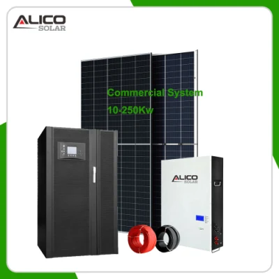 Alicosolar PV-System Solaranlage Off Grid System 3kw 20kW 50kw Solarmodul