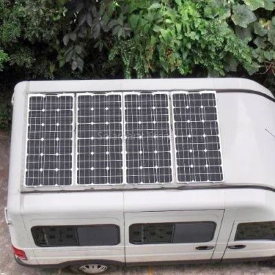 Solarparts 18V 80W Mono Portable Generator Flexible Solar Panel glatt PET-Rückwandplatine weiß und Anschlussdose anschließen
