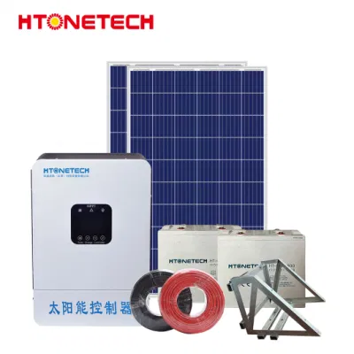 Htonetech 6000 Watt off Grid Solar System Manufacturing China 5000W 45011W 5kV Solarstromsystem mit Ladesteuerung