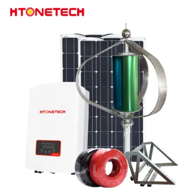 Htonetech China dreieckige Solarpanel Lieferanten 5kw 3kw 3 Phase Solaranlage mit 5kV Windkraftanlagen