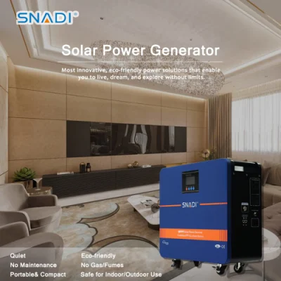 Ganzhaus Portable Solar Power Station 1000W Photovoltaik Solarenergie System 600W 1kw 3kw 5kw Solargenerator-Kit