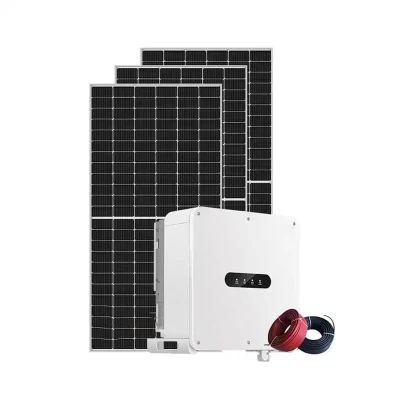 Off Grid Sonnensystem 3kw 5kw 10kw Home Solar Panel Kit 10kw 10 kW Solaranlage für Prefab Häuser
