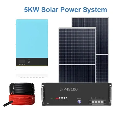 Off Grid Sonnensystem 3kw 5kw 10kw Home Solar Panel Kit 10kw 10 kW Solaranlage für Prefab Häuser
