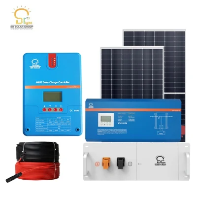 Mit Lithium-Batterie 200 kW System Photovoltaik 10kw Home Solar Netzkit