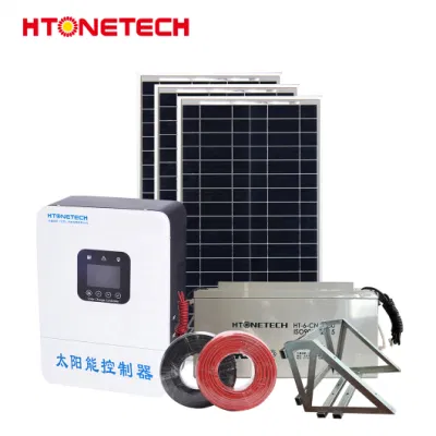 Htonetech komplettes Solarenergiesystem vom Netz 1000kw China 30kw 40kW 85kW 5kw 2kw 6kw 20 kW 1MW Solarenergie System mit 240W 24V monokristallinen Solarpanel