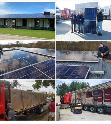 Komplettes Wechselrichter-Solarmodul-Kit 10 kW auf Grid Solar Stromversorgung