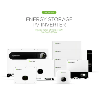 Growatt Industrie Großhandelspreis Monophase Hybrid Solar Power Inverter 3kw KVA 5,5kW 30kw 24V 48V 220V-Gesamtanlage