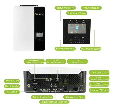 Growatt Solar Inverter 3kw 5kw off Grid Solar Inverter Hersteller Einphasig mit mehr beliebt und niedrigen Preis