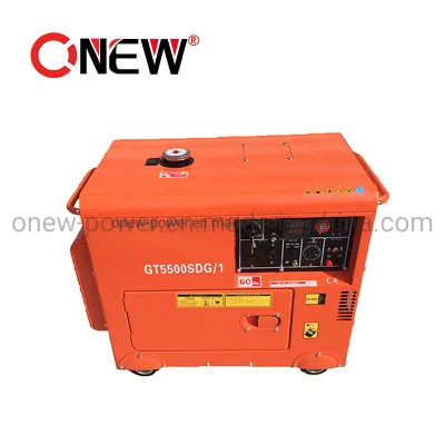 5 kW 5kw 380V 220V Tragbarer, geräuschloser, schalldichter Diesel Solar Power Generator Low rpm Permanent Magnet Generator zum Verkauf