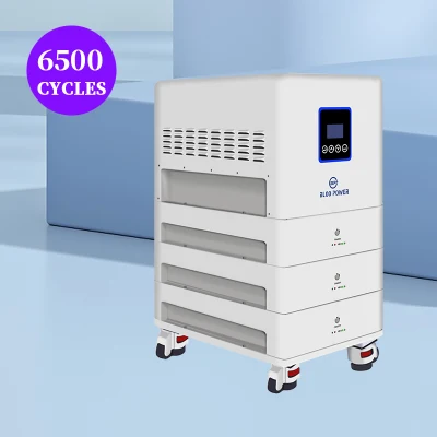 Bloopower 10kw 10kWh 200Ah 400 Ah 48 Volt für Zuhause Beleuchtung Residential 15kwh 20 kW 20kw 20 kWh Li Ion Bodenstativ Typ Solar Energy mit Inverter-System
