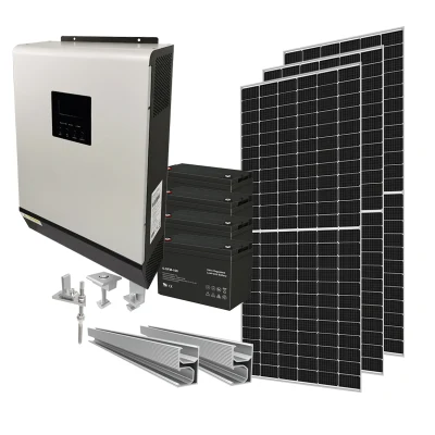 2kW Solarstromsystem für Zuhause 2000W komplettes Set Solar Paneele Kits für Haus mit Batterie