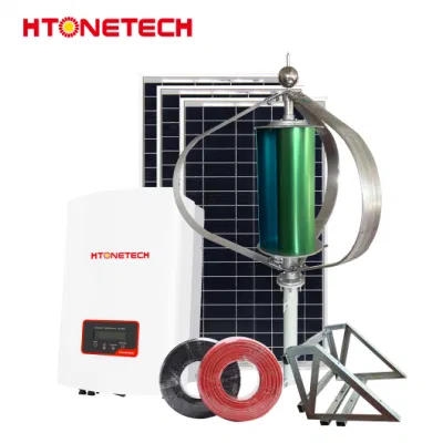 Htonetech China dreieckige Solarpanel Lieferanten 5kw 3kw 3 Phase Solaranlage mit 5kV Windkraftanlagen