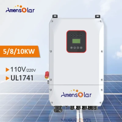 Amensolar für uns Markt 110V 120V Fabrik OEM 5kw 5kV Hybrid-Sonnensystem
