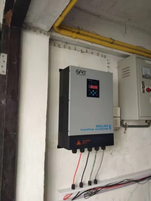 Landwirtschaftliche Bewässerung MPPT Solarpumpe Inverter VFD drei Phasen 380V 1,5kW Solar-Wasserpumpe Inverter