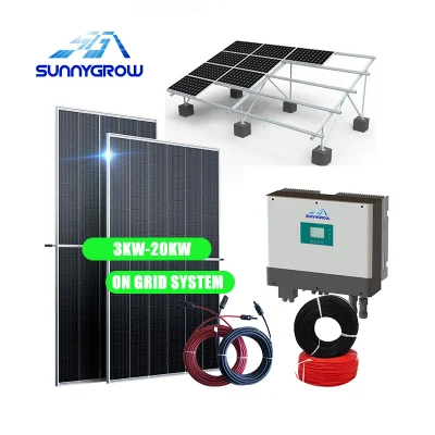 Sunnygrow Wohnhybride Solaranlage 3kw 5 kW 8kw 10kW 15kw PV-Energiesysteme