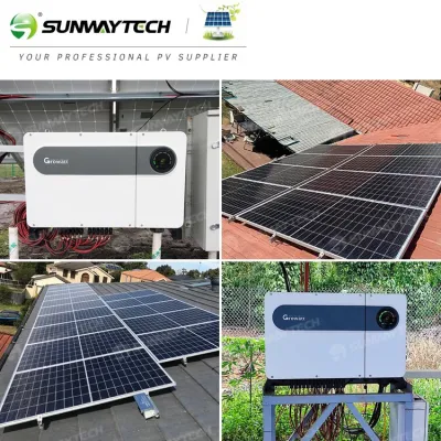 50kW 60kW auf Netzsolarsystem-Lösung mit Growatt Inverter