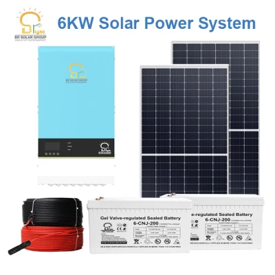 5kW 8kw 10kw 15kw 20kw 30kw Eigenheim monokristallines Off-Grid Solarspeicher Powered Energy PV Panel System