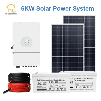 5kW 8kw 10kw 15kw 20kw 30kw Eigenheim monokristallines Off-Grid Solarspeicher Powered Energy PV Panel System