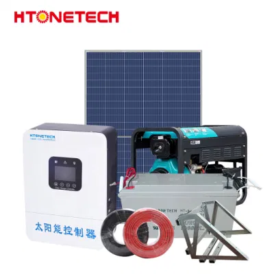 Htonetech Solar Systems off Grid Complete 10kw 5kw China 300W 3034W 1,5 kW monokristalliner Solarpanel 12000 Watt Dieselgenerator 10000 Kwh Sonnensystem