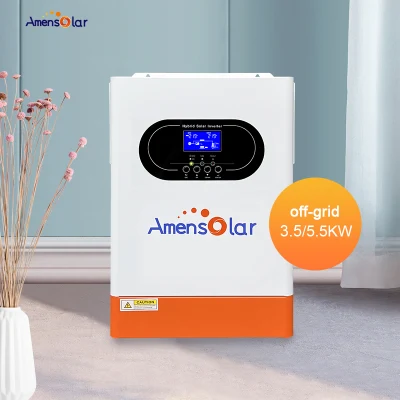 Amensolar hohe Qualität hohe Qualität 5kw 10kw Wohn 3kV MPPT Hybrid-Wechselrichter Solar