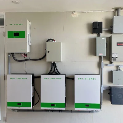 GSL Energy 10 Jahre Garantie 48V 100Ah 200Ah 400ah 5kwh 10 kW 20kwh Powerwall Lithium Batterie für Solaranlage