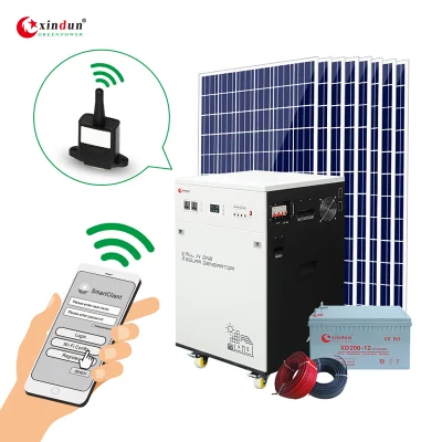 5 kW Home Off Grid Photovoltaik-Kit Solarpanel-Halterungen Montage Des Tracking Energy Storage Systems