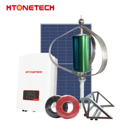 Htonetech China 6000 Watt Solarpanel Lieferanten 5kw 10kw 25kW 30W 40kw 200 kW Solaranlage mit Windturbine Kraftwerk