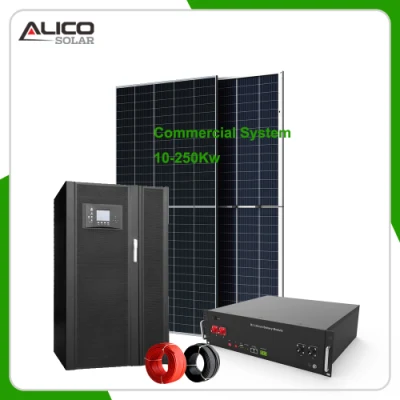 Alicosolar PV-System Solaranlage Off Grid System 3kw 20kW 50kw Solarmodul