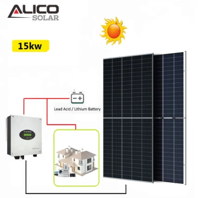 Alicosolar PV-System Solaranlage Off Grid System 3kw 20kW 50kw Solarmodul
