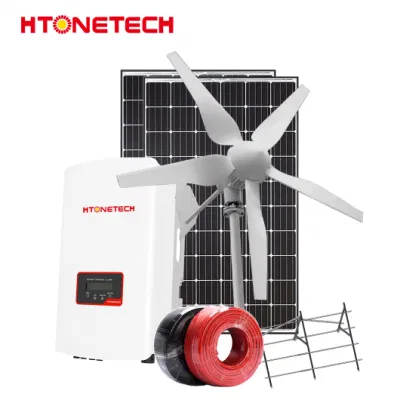 Htonetech China Flexible Dünnschicht-Solarpanel Lieferanten 30kwh 40kwh 50kWh 60kwh 3kV Solaranlage mit neuer Windenergieanlage