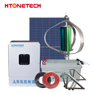 Htonetech 400W monokristalline Solarmodule Industrie-Komplettset 300 kW Solar Power Systems Battery Storag Solar Und Wind Energy System Mit 1,5 MW-Windenergieanlage