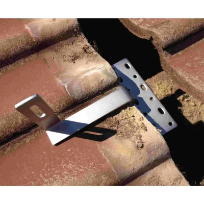Bester Verkauf PV Panel Bracket Keramik Fliesen Dach Edelstahl Solarhaken