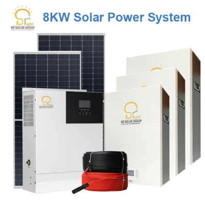 25kW 10kw mit Lithium-Batterie 200 kW Solar-Strom für Zuhause System