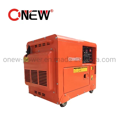 5 kW 5kw 380V 220V Tragbarer, geräuschloser, schalldichter Diesel Solar Power Generator Low rpm Permanent Magnet Generator zum Verkauf