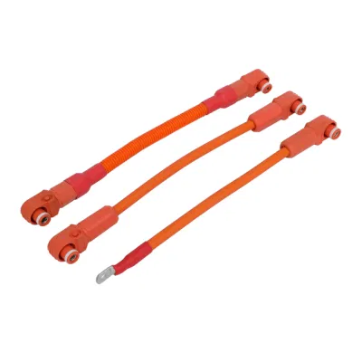 Kundenspezifischer Kupfer-Steckverbinder 3kV Wasserdichter elektrischer Jumper Draht Solar-Kabelbaum Netzkabel