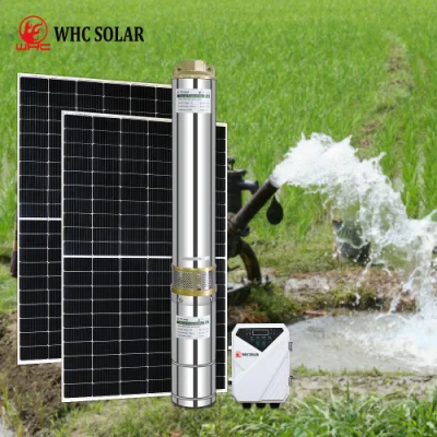 Whc Tragbare Tiefe Well1,5kw Solar-Tauchpumpe System Solar Wasserpumpe