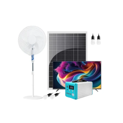 Komplette Solar Business Portable Power off Grid Energiespeicher Haus System Solar Light TV und Lüfter Home Battery Kits