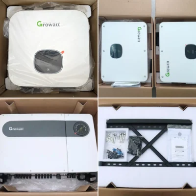 Growatt Industrie Großhandelspreis Monophase Hybrid Solar Power Inverter 3kw KVA 5,5kW 30kw 24V 48V 220V-Gesamtanlage