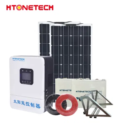 Htonetech komplettes Solarenergiesystem vom Netz 1000kw China 30kw 40kW 85kW 5kw 2kw 6kw 20 kW 1MW Solarenergie System mit 240W 24V monokristallinen Solarpanel