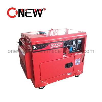 5 kW 5kw 380V 220V Tragbarer, geräuschloser, schalldichter Diesel Solar Power Generator Low rpm Permanent Magnet Generator zum Verkauf
