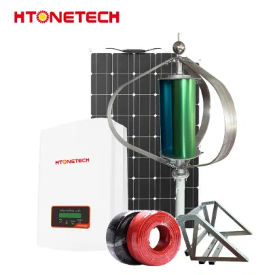 Htonetech China 585W 590w 595w 600W Mono kristallines Solarpanel Fertigung von 10kw 15kw 20kw 30kw 2 kW auf Grid Solar Stromversorgung mit Miniatur-Windgenerator