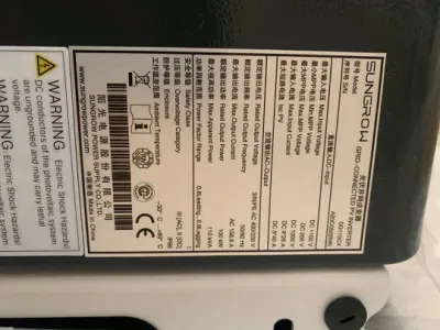 100kW 110W kW Sonnenanbauwechselrichter gute Qualität Großhandelspreis mit 5/10years Garantie