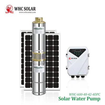 Whc Tragbare Tiefe Well1,5kw Solar-Tauchpumpe System Solar Wasserpumpe